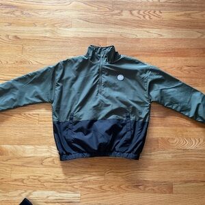 ZYIA Green and Black Windbreaker Jacket